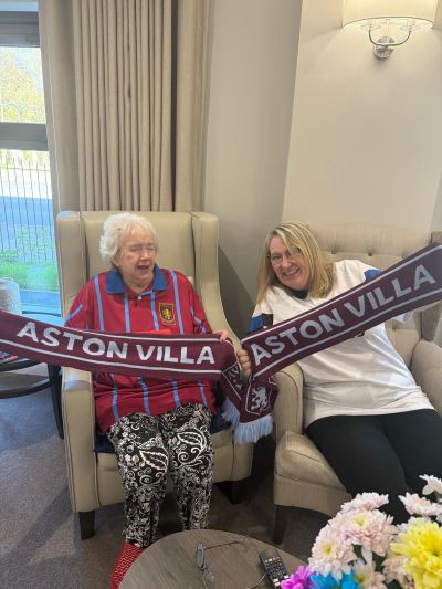 Joyful Mother's Day: Pauline's Aston Villa Triumph at Holly Grange