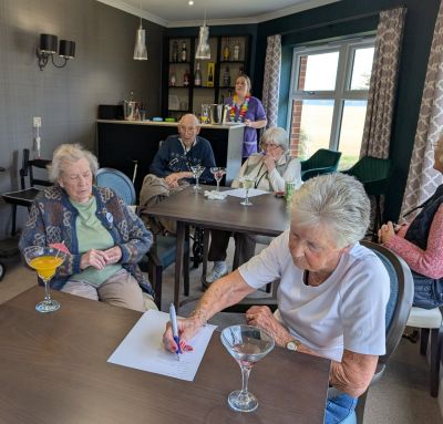 Harbour Manor Residents Delight in Creative Cocktail Extravaganza