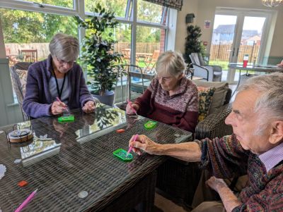 Spirits Soar in Rainy Day Craft Session