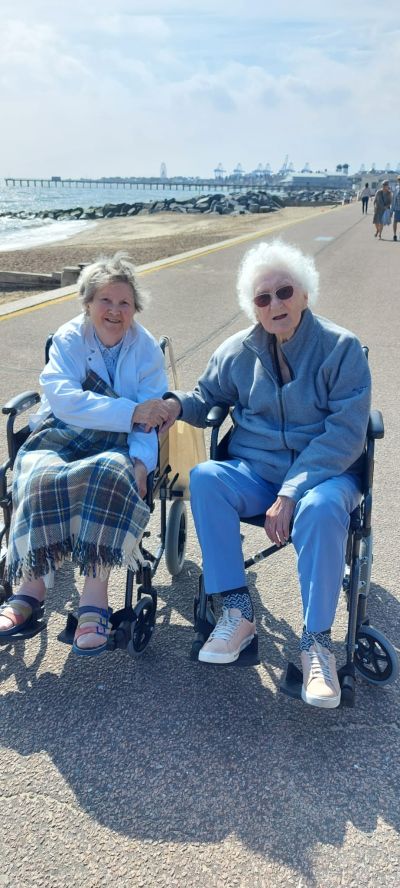 Sunny Seaside Stroll Delights Harbour Manor Residents