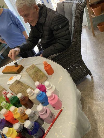 Meadow Croft Residents Paint Their Way to Blooming Success