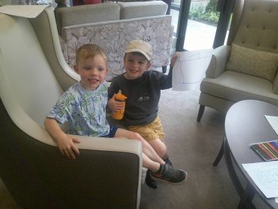 Visitors from Little Ducklings Nursery at Meadow Croft