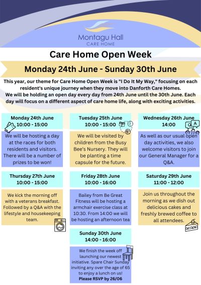 Care Home Open Week: Montagu Hall