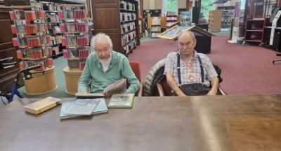 Afternoon Adventures at Burnley Library with Mike and Brian