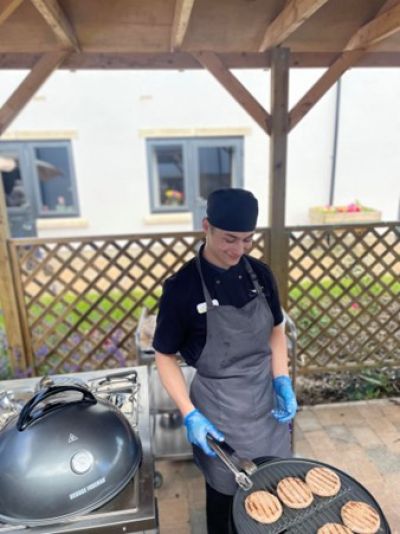 Rossendale House Hosts a BBQ for England vs Denmark