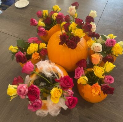 Pumpkin Blooms Bring Halloween Cheer to Rossendale House
