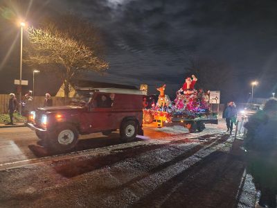 Santa’s Cycling Visit Brings Festive Joy to Waterhouse Manor