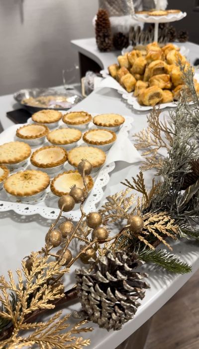 Debbie Bright Sparkles at Brook Lodge's Christmas Celebration