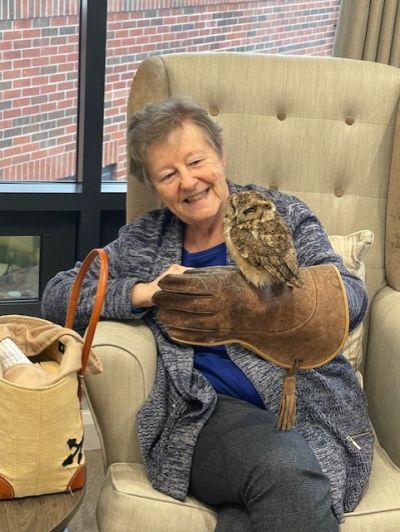 Owls Bring Enchantment and Joy to Montagu Hall Residents