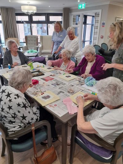 Creative Crafting Day Brings Joy to Residents