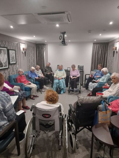 Harvest Joy: Residents Celebrate with Full House Service