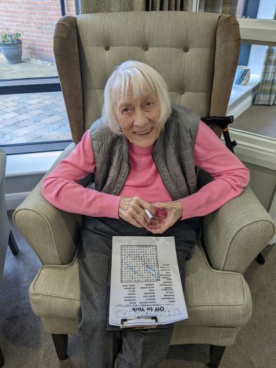 Yvonne's Word Game Win Sparks Joy at Old Norse Lodge