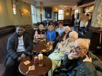 Joyful Pub Outing Brightens Pear Tree House Residents' Day